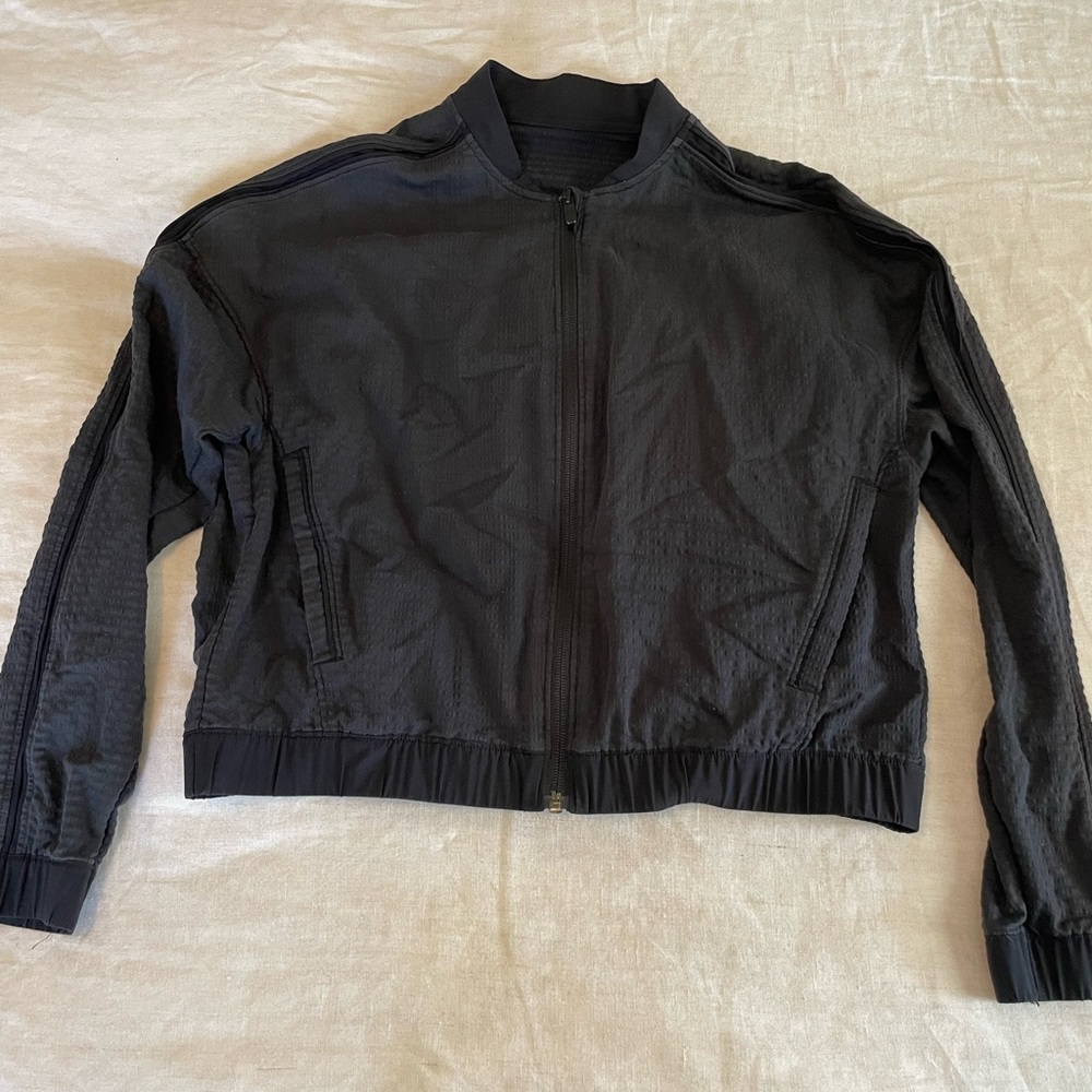 lululemon athletica Charcoal Bomber Jacket